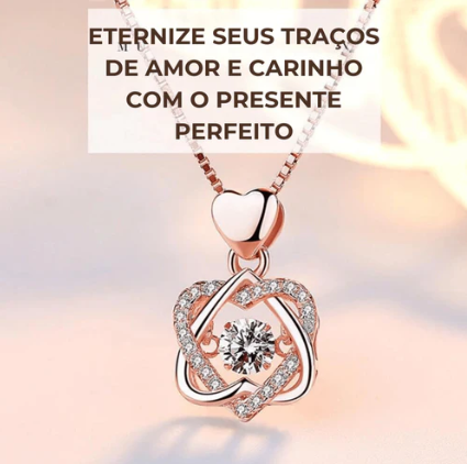 Colar e Flor Fleur d'Amour - O Presente Perfeito Para O Seu Amor